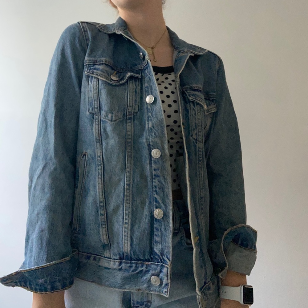 Relaxed denim jacket - Picture 4 of 4